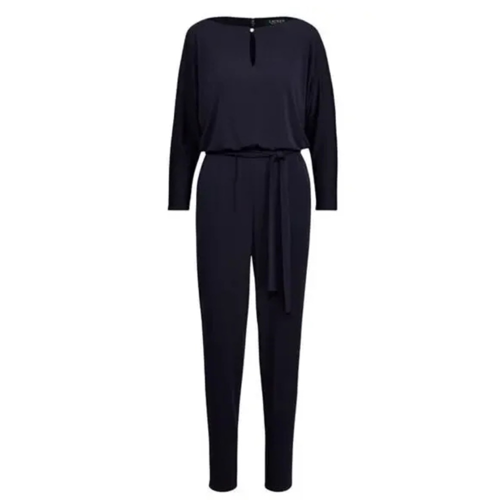 Ralph Lauren Black Label - Keyhole Belted Jumpsuit - Size SP